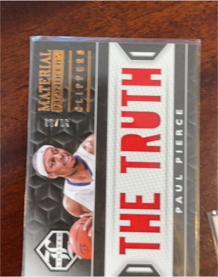 2023-24 Panini Material Confections #6 Paul Pierce THE TRUTH — front