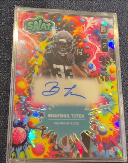 2025 Wild Card Splat #1/1 Bhayshul Tuten — front