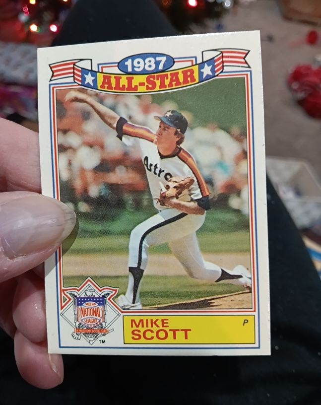 1987 Topps All-Star Game Commemorative Set #21 Mike Scott — front