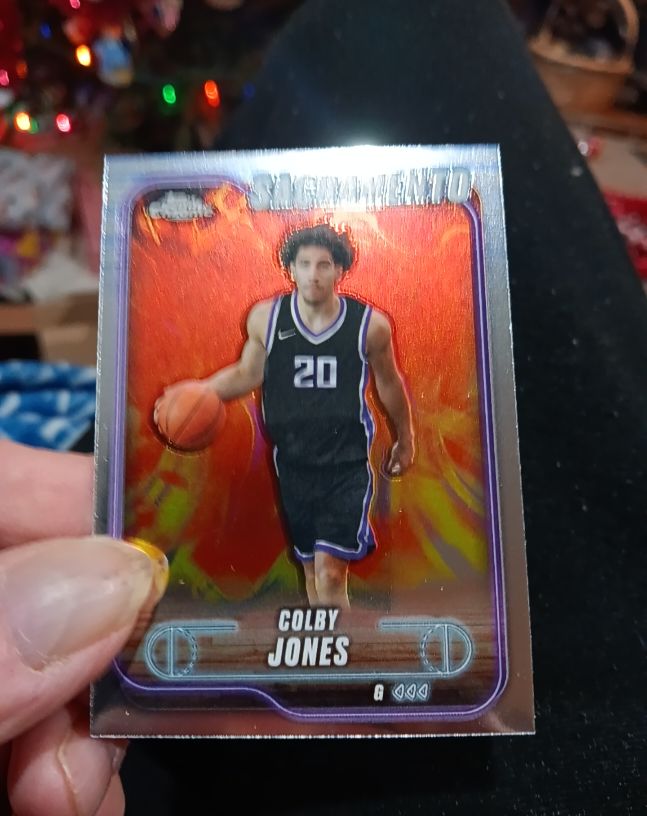 2024-25 Topps Chrome #192 Colby Jones — front