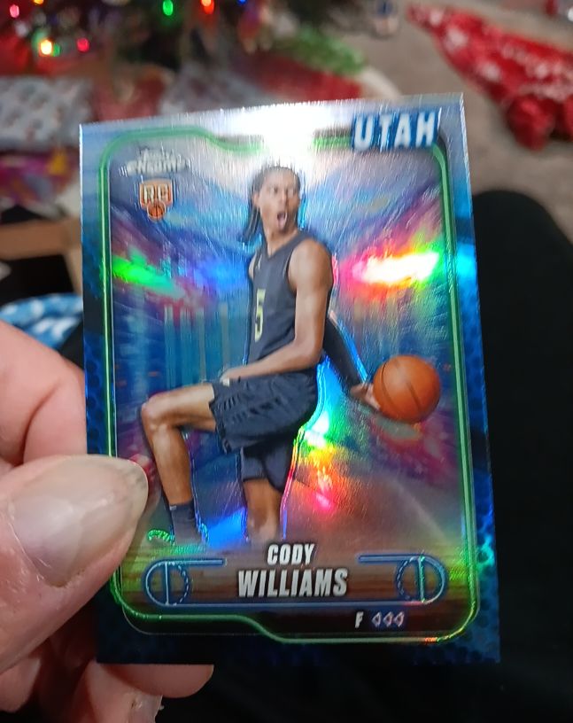 2024-25 Topps Chrome #160 Cody Williams — front