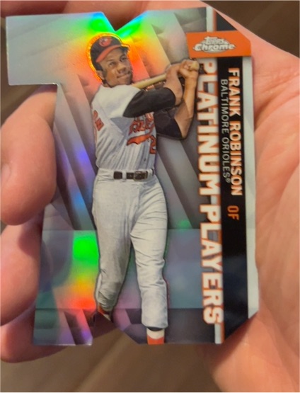 2021 Topps Chrome Platinum Players Die Cut #PDC-42 Frank Robinson — front