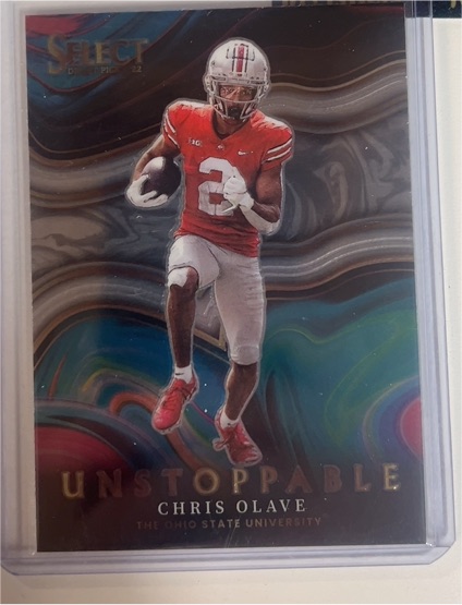 2022 Panini Select Draft Picks Unstoppable #US-CO Chris Olave — front