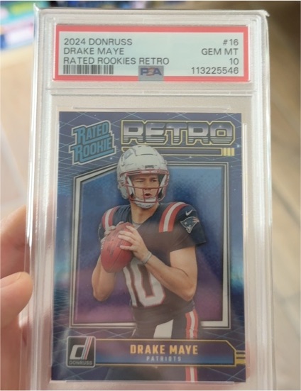 2024 Donruss #16 Drake Maye Rated Rookies Retro — front