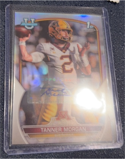2022 Bowman Chrome University #11 Tanner Morgan — front
