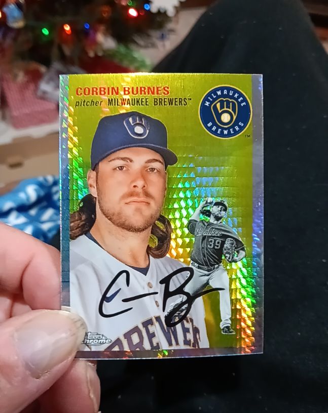 2023 Topps Chrome Platinum Anniversary #230 Corbin Burnes — front