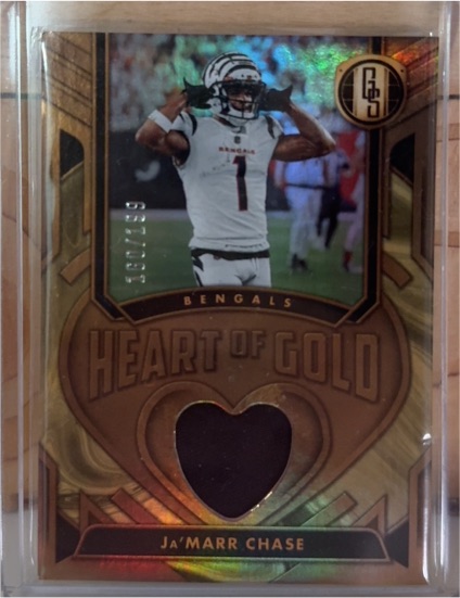 2024 Panini Gold Standard Heart of Gold #HOGT-JCE Ja'Marr Chase — front