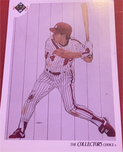 1991 Upper Deck #97 Lenny Dykstra Philadelphia Phillies — front