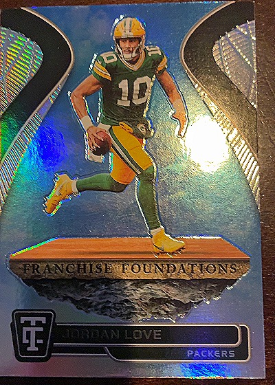 2024 Panini Totally Certified #22 Jordan Love Franchise Foundations Mirror — front