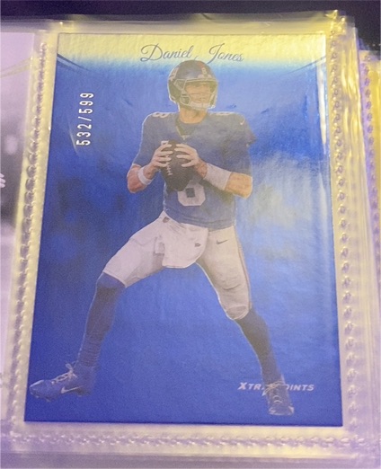 2024 Panini Prestige Xtra Points Blue #Daniel Jones — front