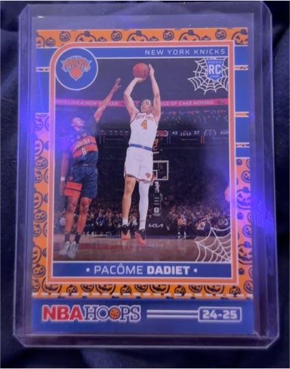 2024-25 Panini Haunted Hoops #24-25 Pacôme Dadiet — front