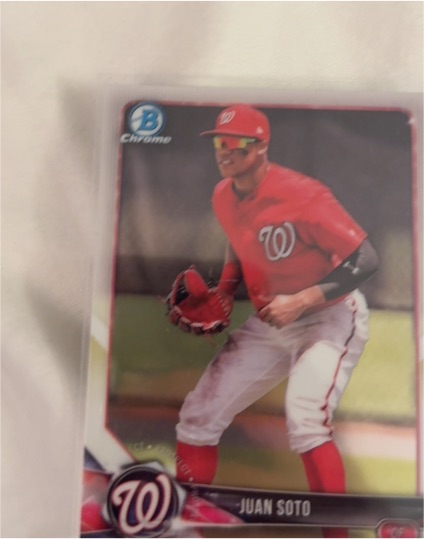 2018 Bowman Chrome Prospects #BCP52 Juan Soto — front