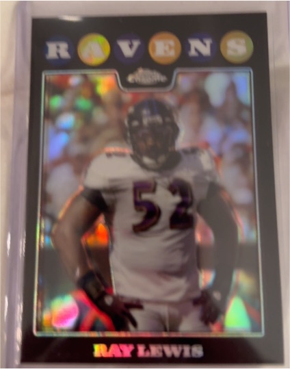 2008 Topps Chrome Pro Bowl #TC149 Ray Lewis — front