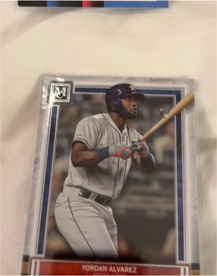2020 Topps Museum Collection #84 Yordan Alvarez — front