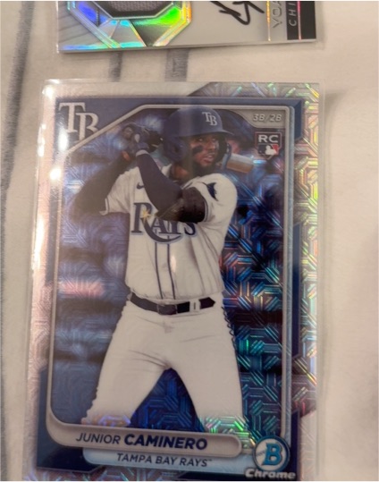 2024 Bowman Chrome #20 Junior Caminero — front