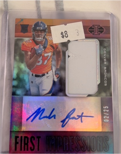 2019 Panini Illusions First Impressions #37 Noah Fant — front