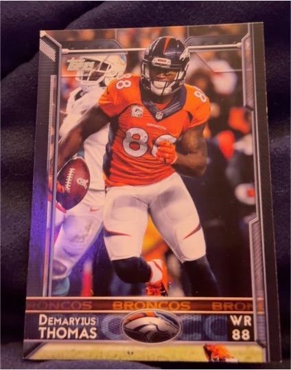 2015 Topps Chrome #14 Demaryius Thomas — front