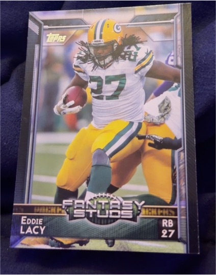 2015 Topps #323 Eddie Lacy Fantasy Studs — front