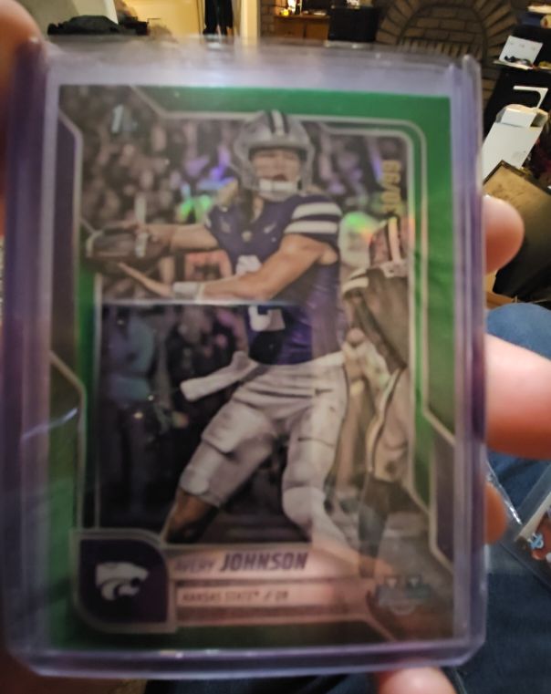 2025 Bowman University Chrome #42 Avery Johnson — front