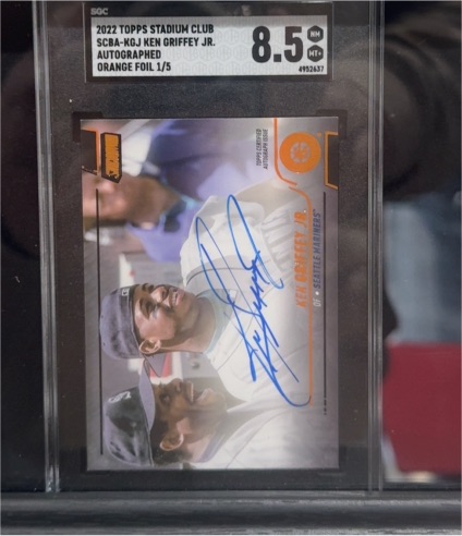 2022 Topps Stadium Club SCBA-KGJ Ken Griffey Jr. — front