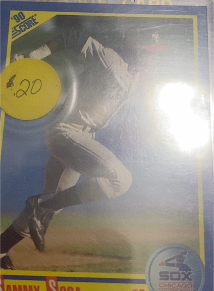1990 Score Chicago White Sox Baseball Card — front