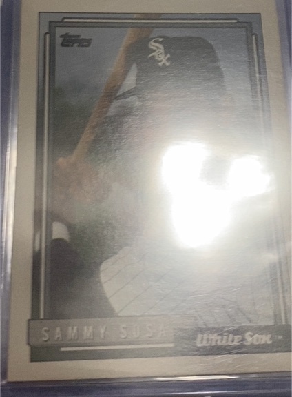 1990 Topps #1 Sammy Sosa — front