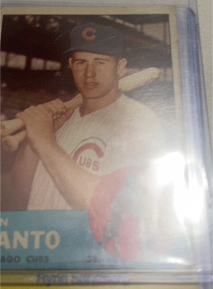 1963 Topps #252 Ron Santo — front