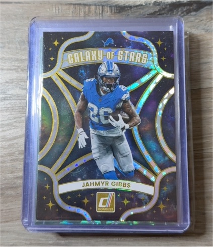 2025 Panini Donruss #3 Galaxy Of Stars Insert Jahmyr Gibbs — front