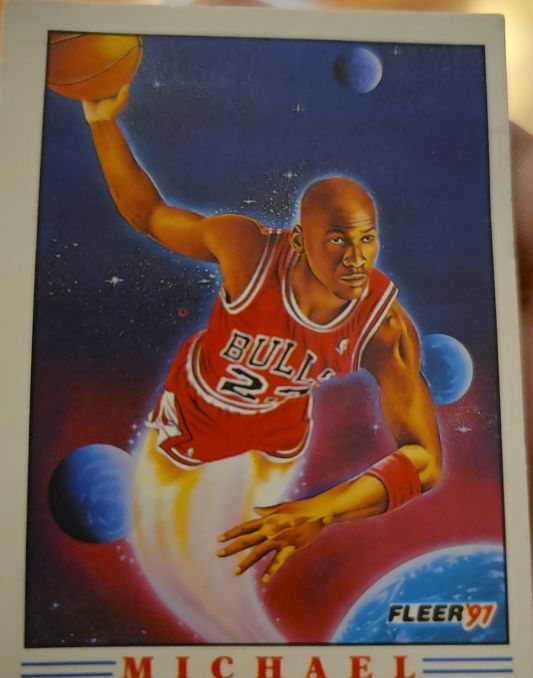 1991-92 Fleer #2 Michael Jordan Pro-Visions — front
