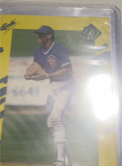 1990 Leaf #40 Chicago Cubs Player — front