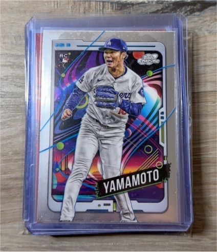 2024 Topps Cosmic Chrome #125 Yoshinobu Yamamoto — front