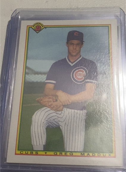 1990 Bowman #27 Greg Maddux — front