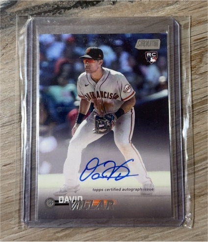 2023 Topps Stadium Club #SCBA-DV David Villar — front