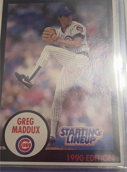 1990 Kenner Starting Lineup Greg Maddux — front