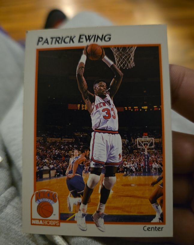 1991 NBA Hoops #26 Patrick Ewing — front