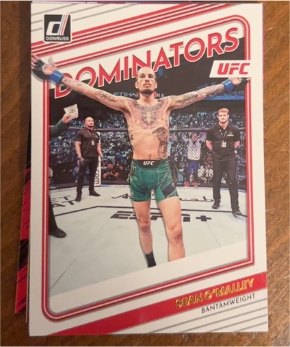 2023 Donruss UFC #10 Sean O'Malley Dominators — front