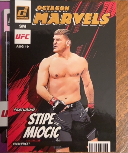 2023 Donruss UFC Octagon Marvels #9 Stipe Miocic — front