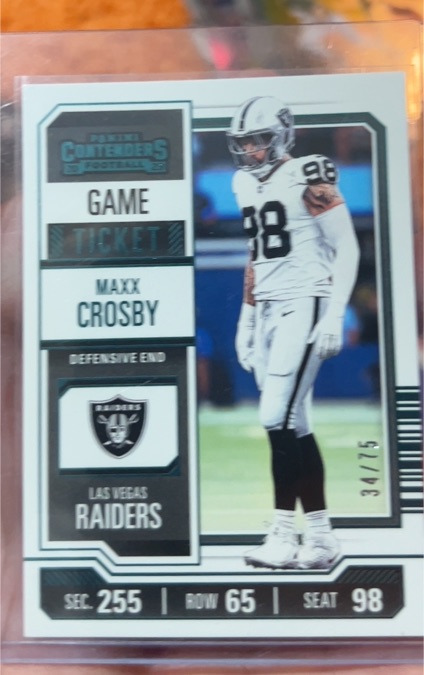 2023 Panini Contenders #56 Maxx Crosby — front