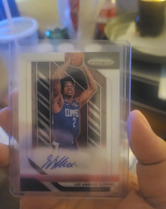 2020 Panini Prizm Sensational Signatures #RS-SGA Shai Gilgeous-Alexander — front