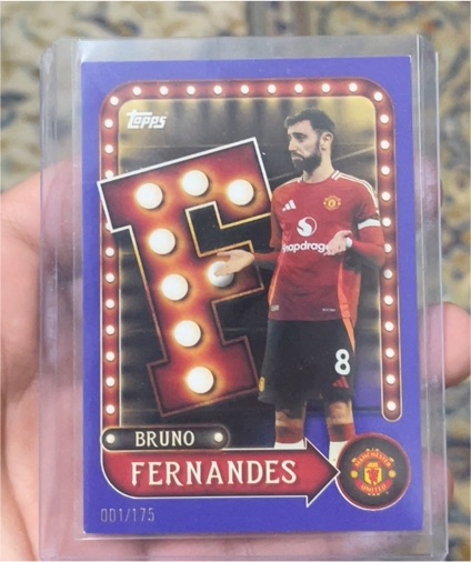2025-26 Topps FC Barcelona Collector Tin Bruno Fernandes — front