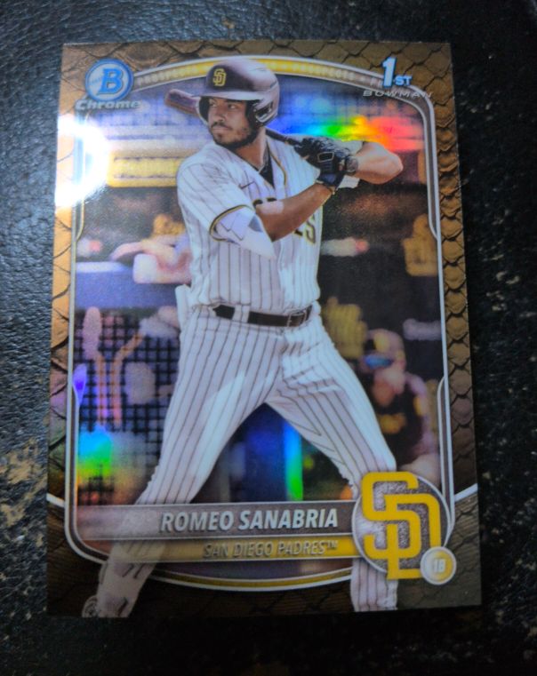 2025 Bowman Chrome #BCP-3 Romeo Sanabria — front