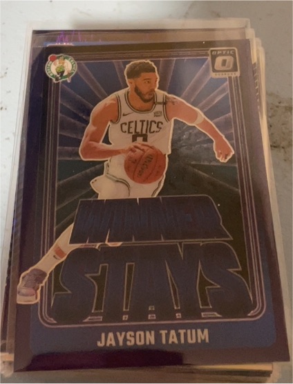 2024-25 Panini Donruss Optic #2 Jayson Tatum Winner Stays — front
