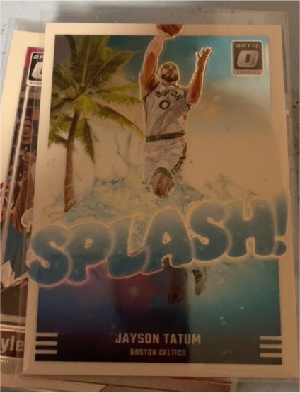 2024-25 Panini Donruss Optic #11 Jayson Tatum Splash! — front