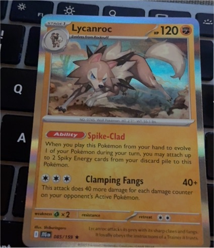 2025 Pokémon Journey Together #085 Lycanroc — front