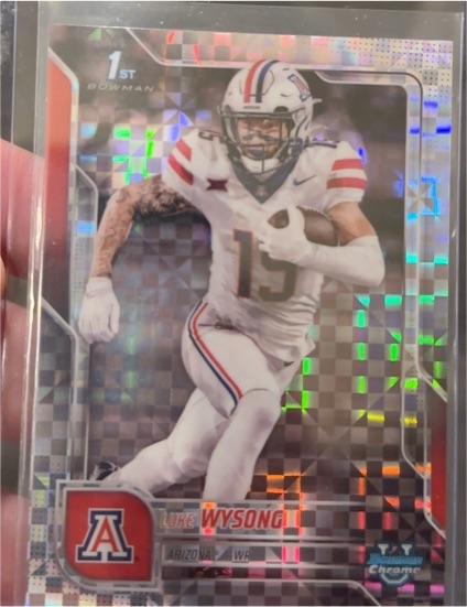 2025 Bowman University Chrome #49 Luke Wysong — front