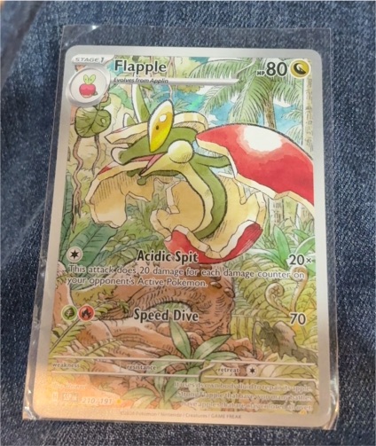 2024 Pokémon SV08 Surging Sparks #210 Flapple Illustration Rare — front