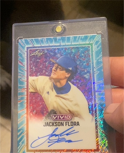 2025 Leaf Vivid #Jackson Flora — front