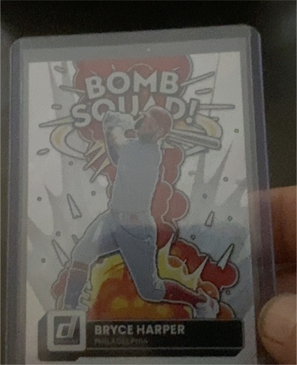 2022 Donruss Optic Bomb Squad #BS-9 Bryce Harper — front