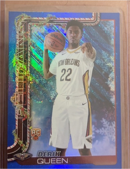 2025-26 Topps Holiday #H173 Derik Queen — front