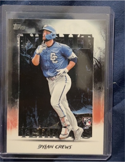 2025 Topps Update #NT-13 Dylan Crews Night Terrors Rookie — front